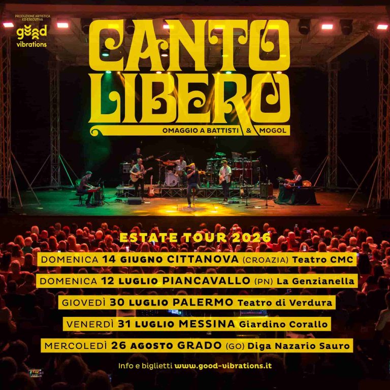 CANTO LIBERO ESTATE TOUR 2026 LOGO NEWS